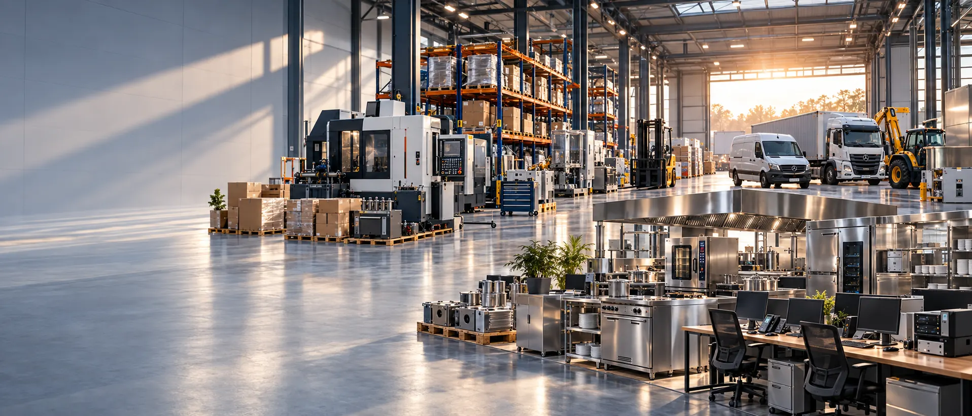 Industriehalle als Motiv von Abverkauf Direkt
